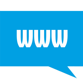 speech bubble blue