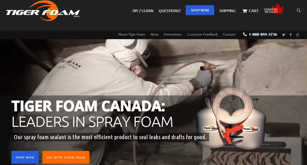 Tiger Foam Canada: Leaders in Spray Foam