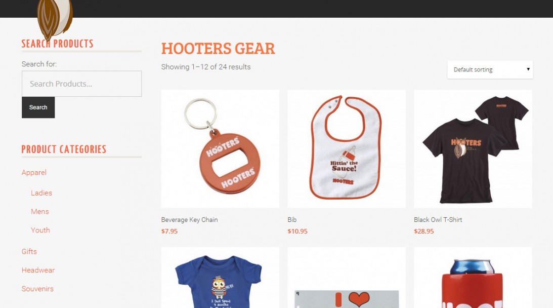Hooters Website by Mediaforce