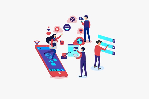 Digital marketing concept.